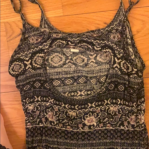 Forever 21 Backless Bohemian Maxi Dress/ Size M - Picture 6 of 7